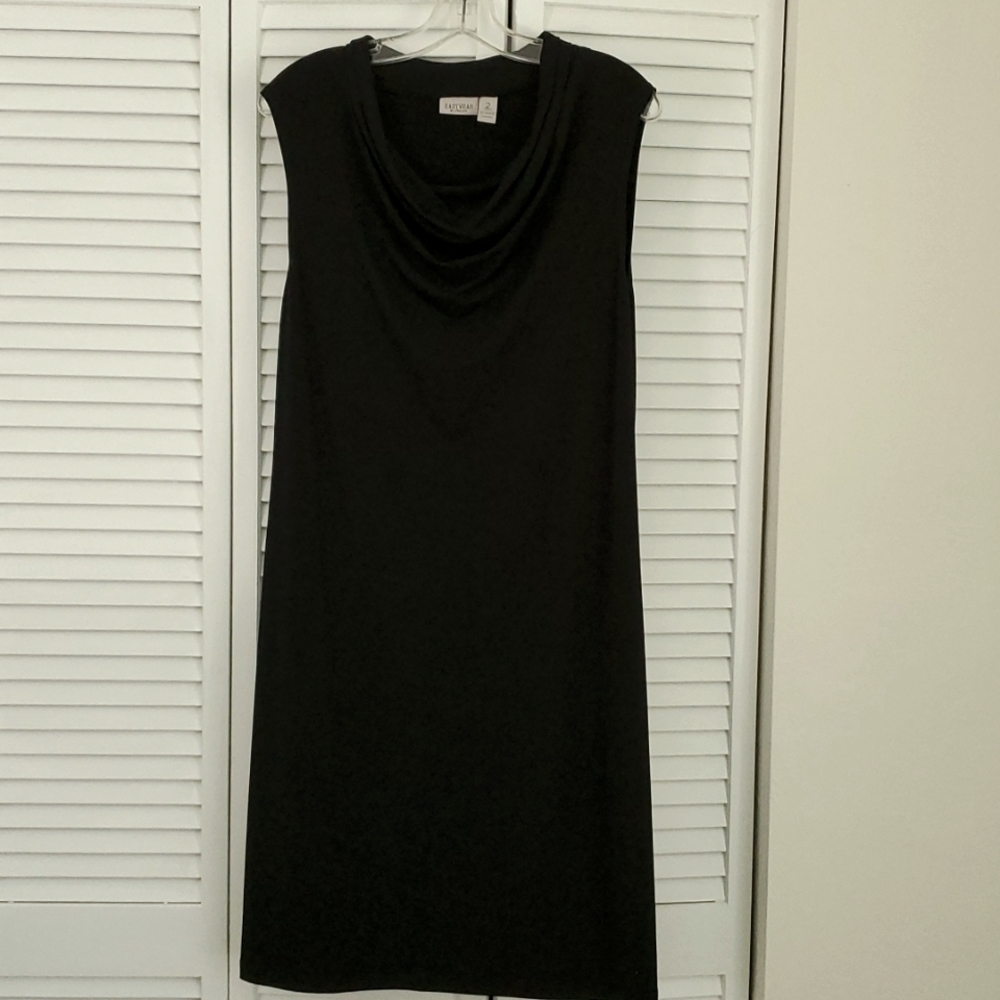 Chicos Easywear black sleeveless dress